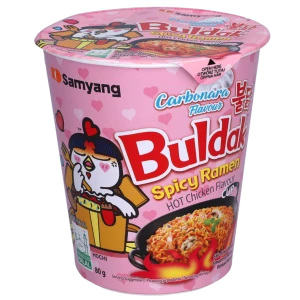 Danie Buldak Ramen Hot Kurczak Carbonara CUP 80 g Samyang
