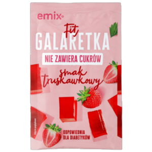 Galaretka FIT (bez cukru) truskawkowa emix 25 g