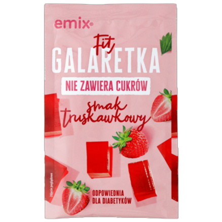 Galaretka FIT (bez cukru) truskawkowa emix 25 g 126108338%2F37465820%2F350932.png