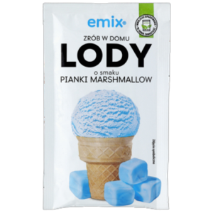Lody o smaku pianki marshmallow emix 60 g