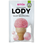 Lody o smaku guma balonowa emix 60 g