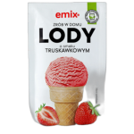Lody o smaku truskawkowym emix 60 g
