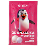 Oranżadka musująca smak guma balonowa emix 16 g
