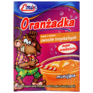 Oranżadka musująca smak owoców tropikalnych emix 16 g