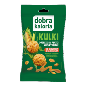 dobra kaloria Kulki orzeszki & płatki kukurydziane 32 g