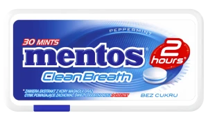 Mentos 2 Hours Clean Breath Peppermint 21 g