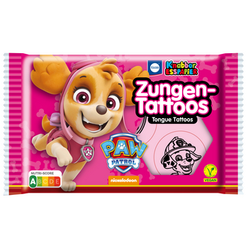 ZT PAW PATROL 11 g - chrupiący opłatek z tatuażem na język. Zawiera substancję słodzącą. 380073_0_1746742975431.jpg
