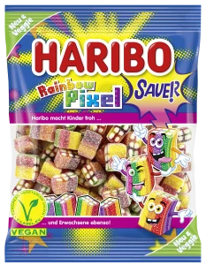 Żelki Haribo Rainbow Pixel 160 g
