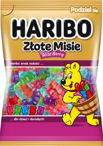 Żelki Haribo Złote Misie Wildberry 175 g 1304214.png