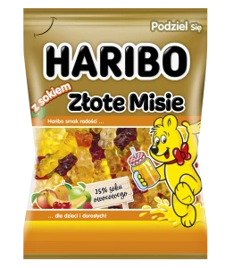Żelki Haribo Złote Misie z Sokiem 160 g
