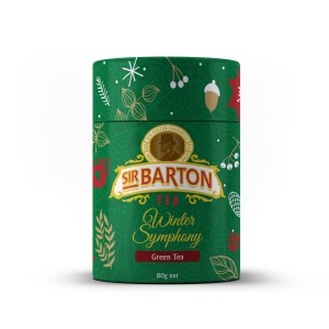 Sir Barton Winter Symphony Green Tea 80 g, gunpowder & Milk oolong