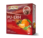 Big-Active - Pu-Erh - Herbata czerwona o smaku mandarynki z trawą cytrynową (40tb x1,8 g)
