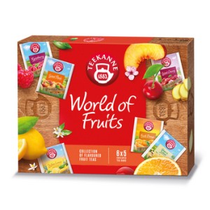 Kolekcja herbatek owocowych World of Fruits 6 x 5 torebek 66,25 g