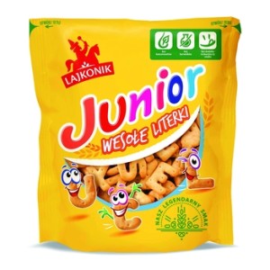Krakersy Lajkonik Wesołe literki 120 g