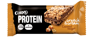 Corny proteinowa kanapka Crunch & Cream o smaku karmelu i nugatu 35 g