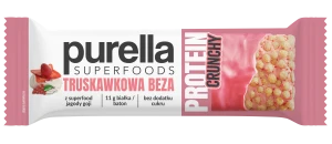 Purella Protein Crunchy Beza Truskawkowa 45 g