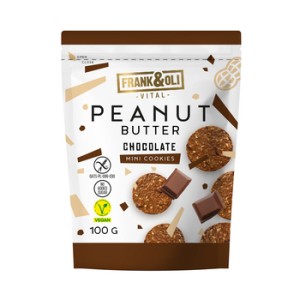 Frank & Oli Mini Ciasteczka Peanut Butter Czekoladowe 100 g