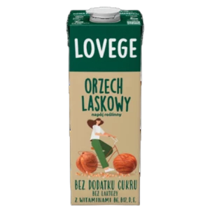 Napój Lovege Orzech Laskowy B/Cukru 1 l