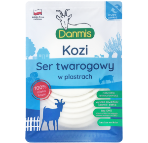 Ser kozi twarogowy termizowany w plastrach Danmis 100 g