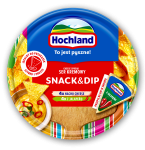 Hochland Snack&Dip. Ser kremowy topiony w trójkącikach na kanapkę lub do przygotowania przekąsek 140 g