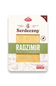Radzimir ser dojrzewający tłusty w plastrach 135 g SERTOP