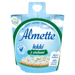 Almette Puszysty serek twarogowy lekki z ziołami 150 g