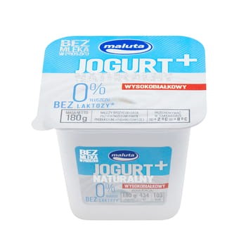 Jogurt wysokobiałkowy 0% tłuszczu bez laktozy 180 g Maluta MALUTA_Jogurt_Naturalny_wysokobialkowy_0_tluszczu_180g_MALUTA_55580013_0_350_350.jpg