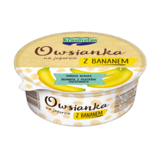 Krasnystaw Owsianka na jogurcie z bananem 250 g