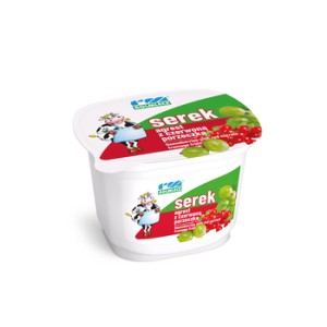 Serek homogenizowany Rolmlecz agrest z czerwoną porzeczką 200 g