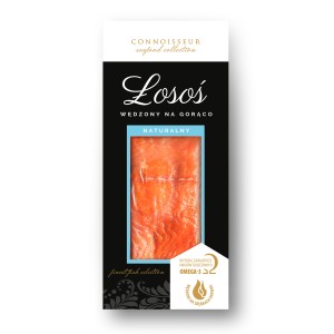 Łosoś wędzony na gorąco 125 g Connoisseur