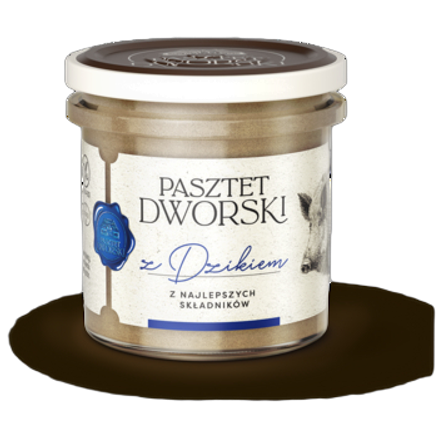 Pasztet Dworski z dzikiem Profi 130 g Pasztet Dworski z dzikiem Profi 130g