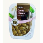 Oliwki zielone drylowane z czosnkiem i bazylią pasteryzowane Fresh Pack 200 g