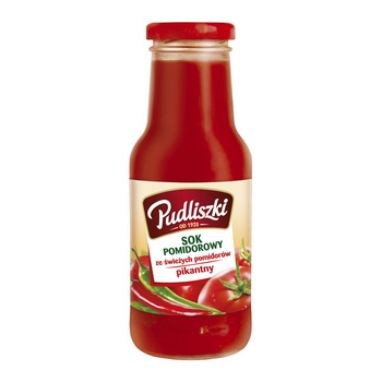 Pudliszki Sok pomidorowy ze świeżych pomidorów, pikantny 290 ml. Produkt pasteryzowany 677019_0_1746747902787.jpg