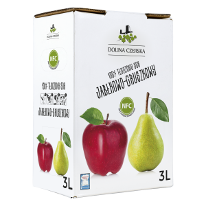Sok NFC jabłkowo-gruszkowy 100% Dolina Czerska 3 l