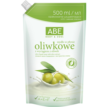 ABE mydło w płynie oliwkowe z wyciągiem z oliwek saszetka 500 ml 156760_0_1746738248821.jpg
