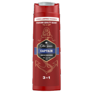 Old Spice Captain Męski płyn do kąpieli, żel pod prysznic i szampon 3 w 1 400 ml
