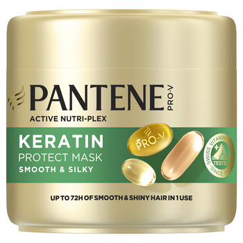 Pantene Pro-V Smooth & Sleek Keratin Protect Maska 300 ml do włosów suchych i puszących się. 419592_0_1746743721574.jpg
