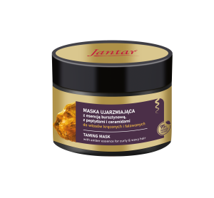 Jantar Maska ujarzmiająca z esencją bursztynową, peptydami, ceramidami i olejem makadamia, 200 ml