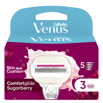 Venus Comfortglide Sugarberry Miami Pachnące Ostrza dla kobiet Wkłady do maszynki x3 390718_0_1746743198865.jpg