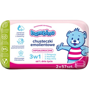 Bambino Chusteczki emolientowe 3w1 2x57 szt. 37155_0_1746735631581.jpg