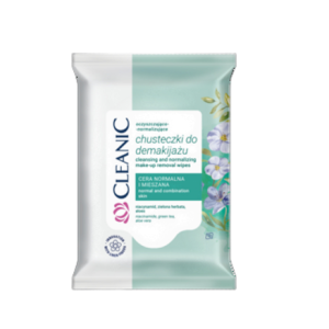 Cleanic Chusteczki do demakijażu Micelarne oczyszczająco-normalizujące chusteczki 10 szt.