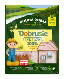 Dobrusie szyneczka 100% polskiego mięsa w plastrach 100 g Dolina Dobra