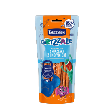 Gryzzale kabanoski drobiowe Tarczyński 90 g Gryzzale kabanoski drobiowe Tarczyński 90g