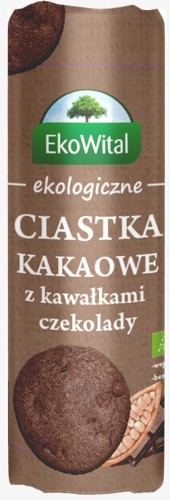 Ciastka kakaowe z kawałkami czekolady BIO 250 g EkoWital 6100_1_10858642.jpg