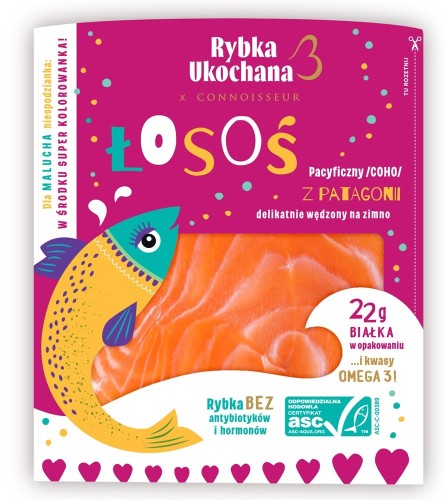 Łosoś pacyficzny delikatnie wędzony 100 g 6058_1_10851879.jpg