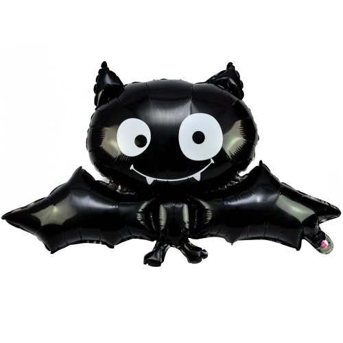 Halloweenowy balon foliowy nietoperz 712746.png