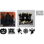 Dekoracja halloween wisząca z led 18cm