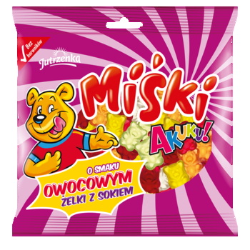 Miśki Żelki o smaku owocowym Jutrzenka 90 g 399094_0_1746743335581-Photoroom.png