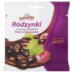 Jutrzenka Rodzynki w mlecznej czekoladzie 80 g