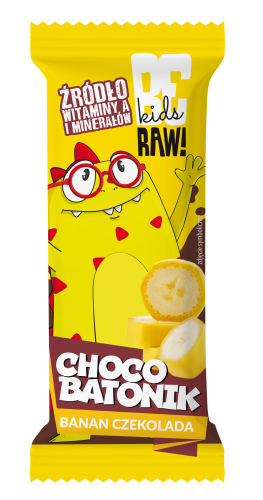 BeRAW Kids Choco Batonik Banan 25 g 1341201.png